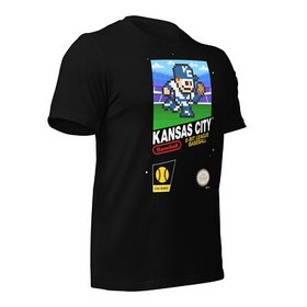 Kansas City Royals Baseball Team Jersey 8-bit Nintendo NES Retro Vintage T-Shirt