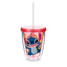 Disney Stitch Tumbler with Color Changing Straw