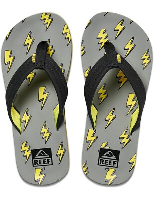 REEF Boys Kinder Zehentrenner Sandalen Strand Sommer Sonne »AHI« High Voltage