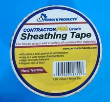 Perma "R" Products Contactor Pro Sheathing Tape 1.88" x 55 yards (10 Rolls/Box)