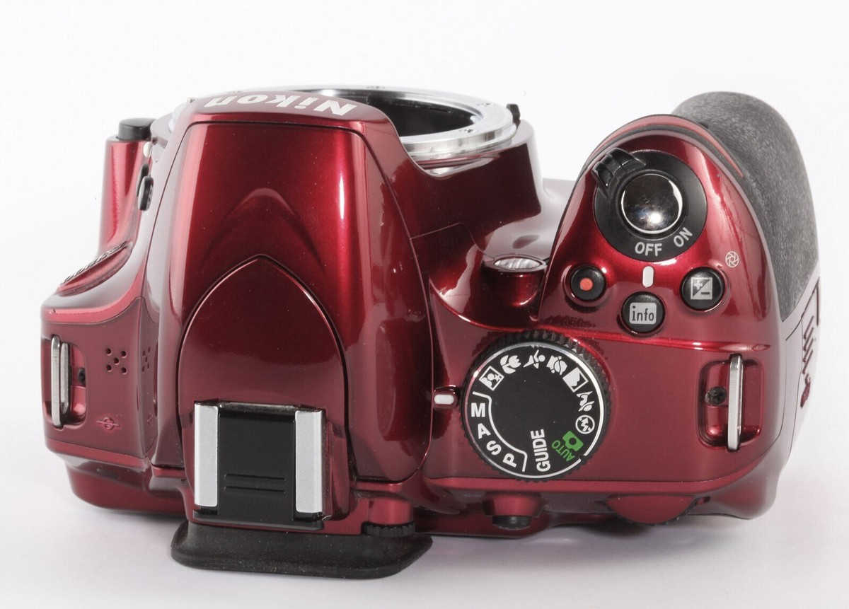 Red Nikon D3200 24.2 MP Digital SLR Camera - 18-55mm Lens