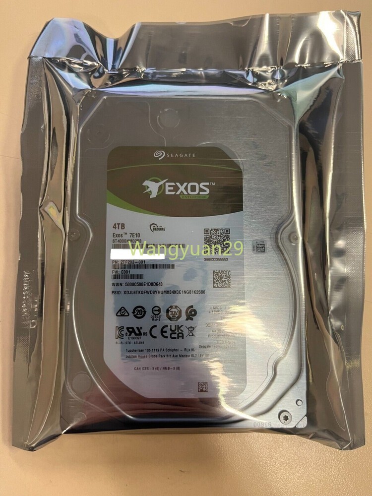 Seagate Exos 7E10 4TB 7.2K SAS 12Gb/s 3.5INCH HDD ST4000NM025B | eBay