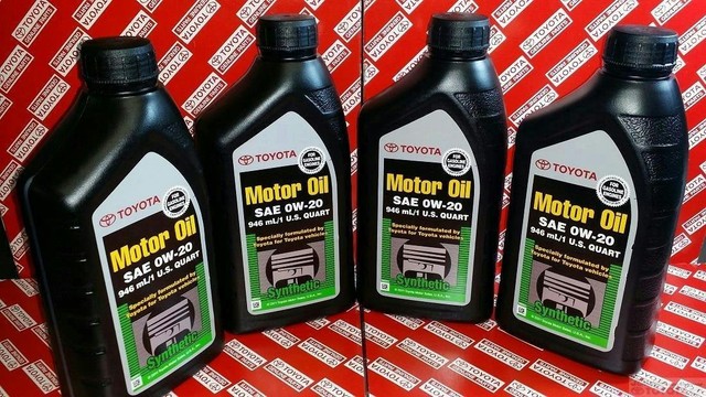 Oem Toyota 0w Full Synthetic Motor Oil Case Of 12 Quarts For Sale Online Ebay