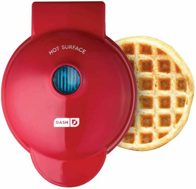Red Dash DMW001RD Waffle Maker for Quick Homemade Breakfasts-image