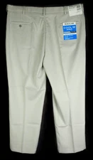 Haggar Coll 18 Pro Men's Stone Classic Fit Chino Pants Size 40 x 29