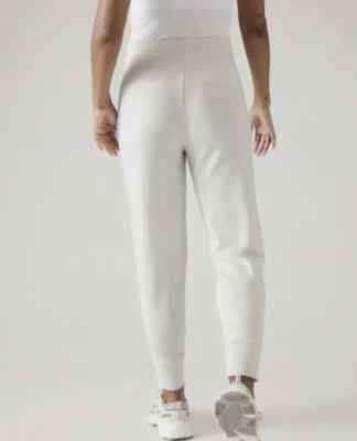 ATHLETA Coaster Luxe Jogger Nirvana Pants Fog Gray Heather Women