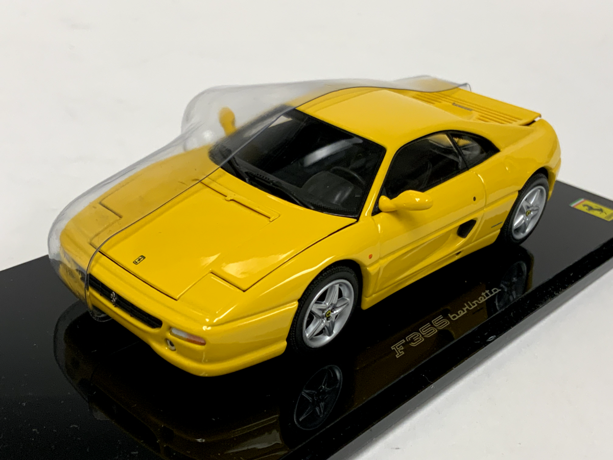 1/43 Kyosho Ferrari F355 Berlinetta in Yellow ALL Open 05101Y