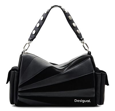Desigual Machina Habana Hand Bag Umhängetasche Handtasche Tasche Black schwarz