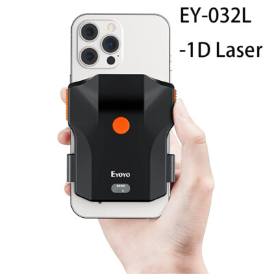 Eyoyo Phone Back Clip Scanner Wireless Bluetooth 2D Bibliothek Barcode Scanner