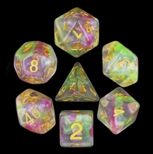 NEW RPG / D&D Dice | Sets of 7 - Iridecent Dragon's Breath