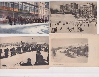 Circa 1910-1960. Ski. Montagne. Ice skating. Bob. Luge. Alpinisme. 42 docs++++ - Photo 1/4