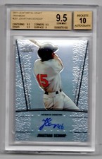 2011 Jonathan Schoop Leaf Draft Rainbow Autographed RC 78/99 BGS 9.5 w/ 10 Auto