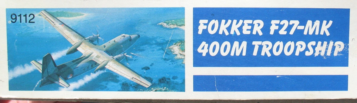 ESCI 9112 - FOKKER F27-MK 400M TROOPSHIP - 1:72 - Airplane Model Kit 27