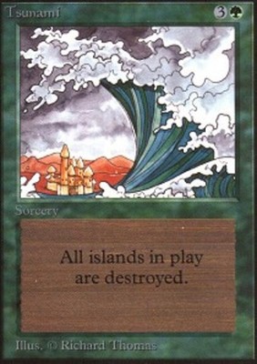 1x Tsunami MTG - Collector's Edition - Light Play