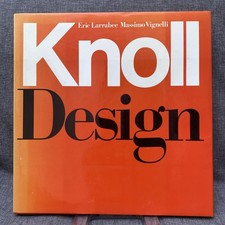 1981 Knoll Design Book Eric Larrabee Massimo Vignelli First Edition Mid Century