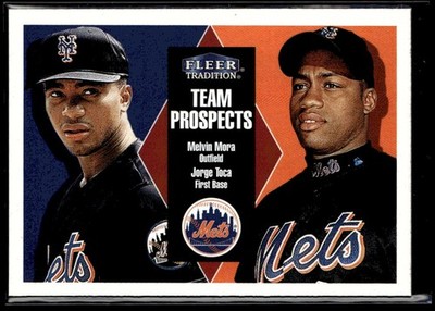 2000 Fleer Tradition Melvin Mora / Jorge Toca TP #133 New York Mets