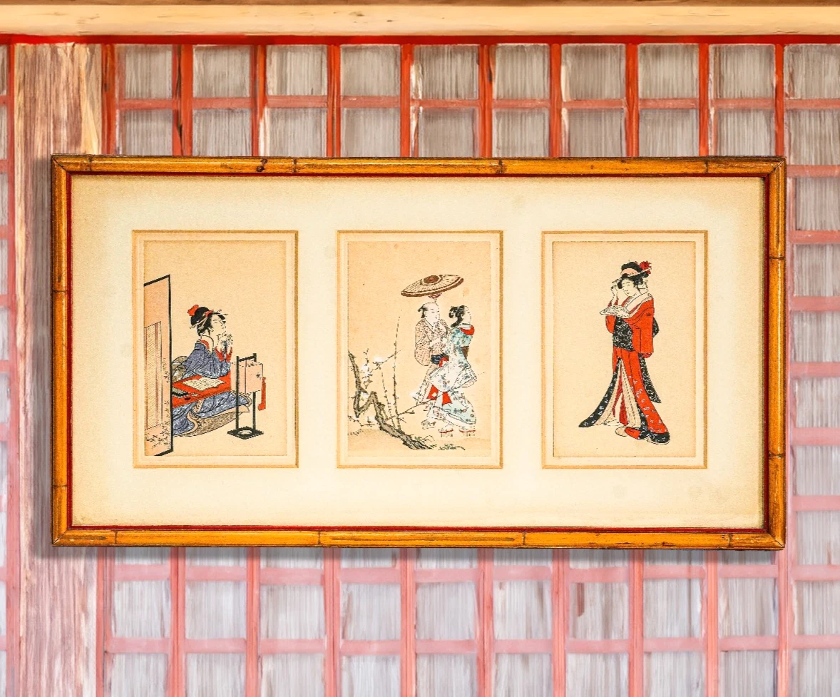 超希少 紫式部 源氏五十四帖 木版画 英訳 日本画 美術 超希少 紫式部 源氏五十四帖 木版画 英訳 日本画 美術