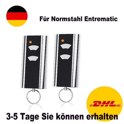 2 Stk Handsender für Normstahl Entrematic RCU433-2/4,EA433 2KM/KS Fernbedienung