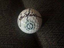 Jack Nicklaus Signed Memorial Tournament Logo Ball PSA/DNA Authentication COA