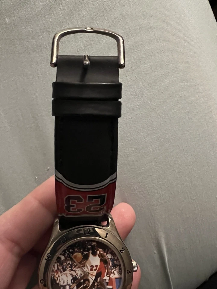Reloj Michael Jordan Vintage Años 90 #23 Wilson Chicago Bulls - Necesita Batería Foto 3 de 3