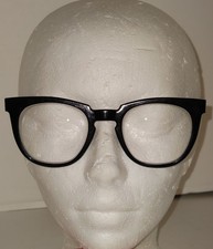 Titmus Z87-2 Vintage Black Horn Rim Safety Glasses Eyeglass Frames 50/22 70F