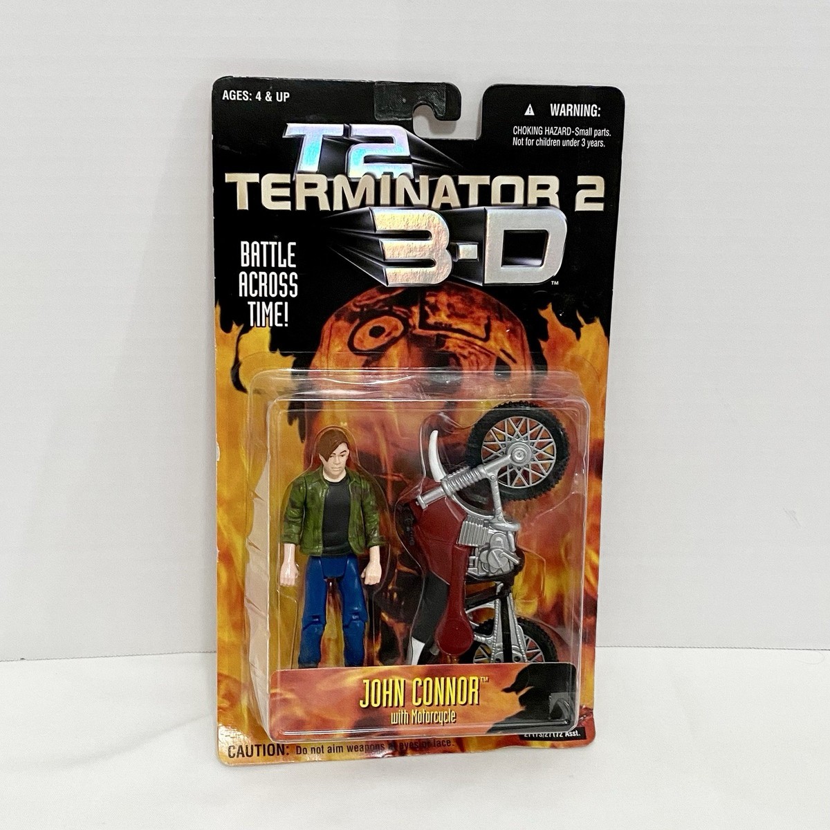 Terminator 2 John Connor With Motorcycle Action Figure T2 3D