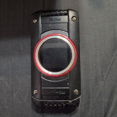 Casio G'zOne Verizon Rugged Flip Phone Black Red Mobile Cell Phone