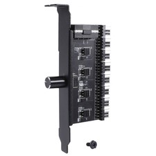 Pc 8 Channels Fan Hub Cooling Fan Speed Controller for CPU Case HDD VGA PWM3110