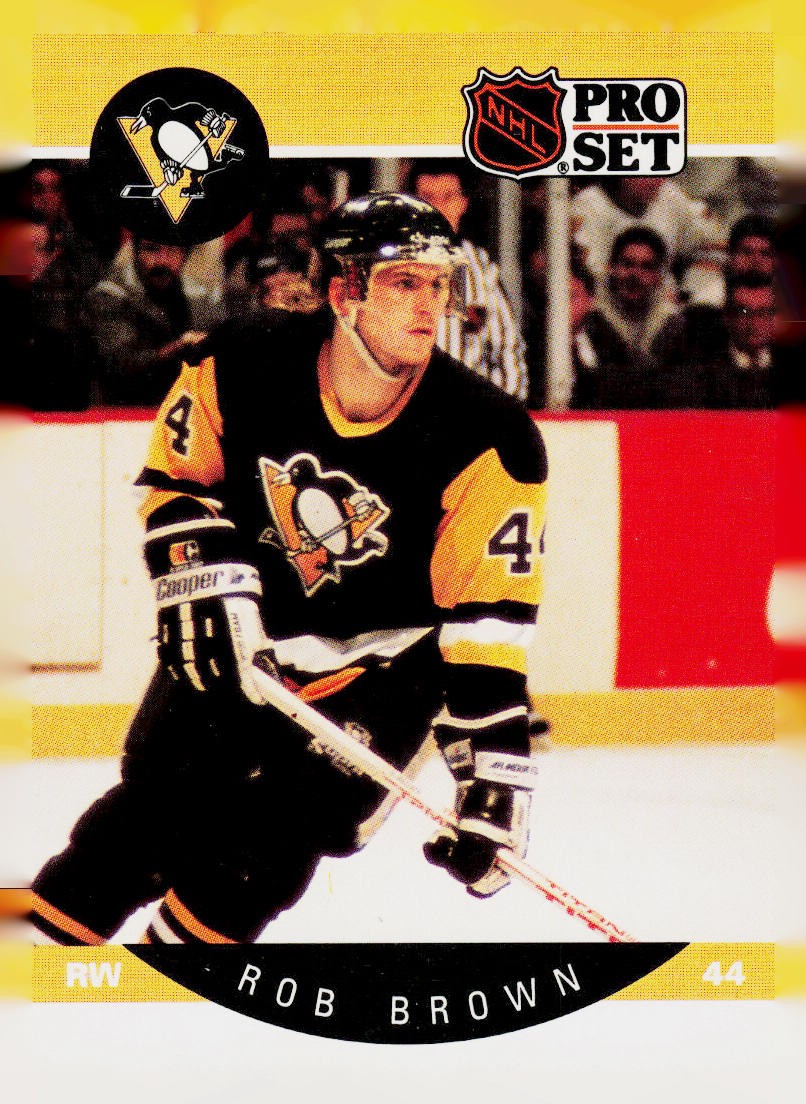 1990-91 Pro Set #229 Rob Brown