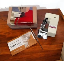 Vintage Side Cutter R-CT8 Serging Foot Zig Zag Sewing Machine Attachment