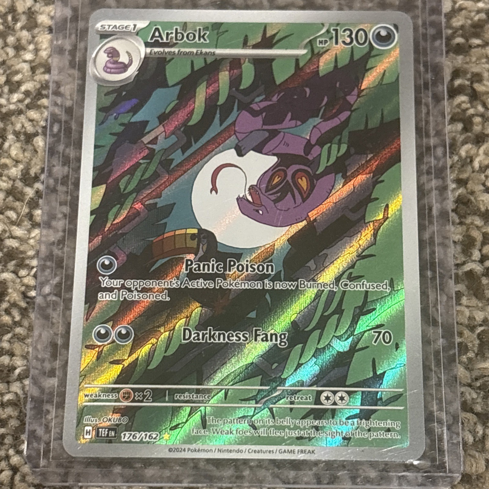 Pokemon Temporal Forces Arbok #176/162