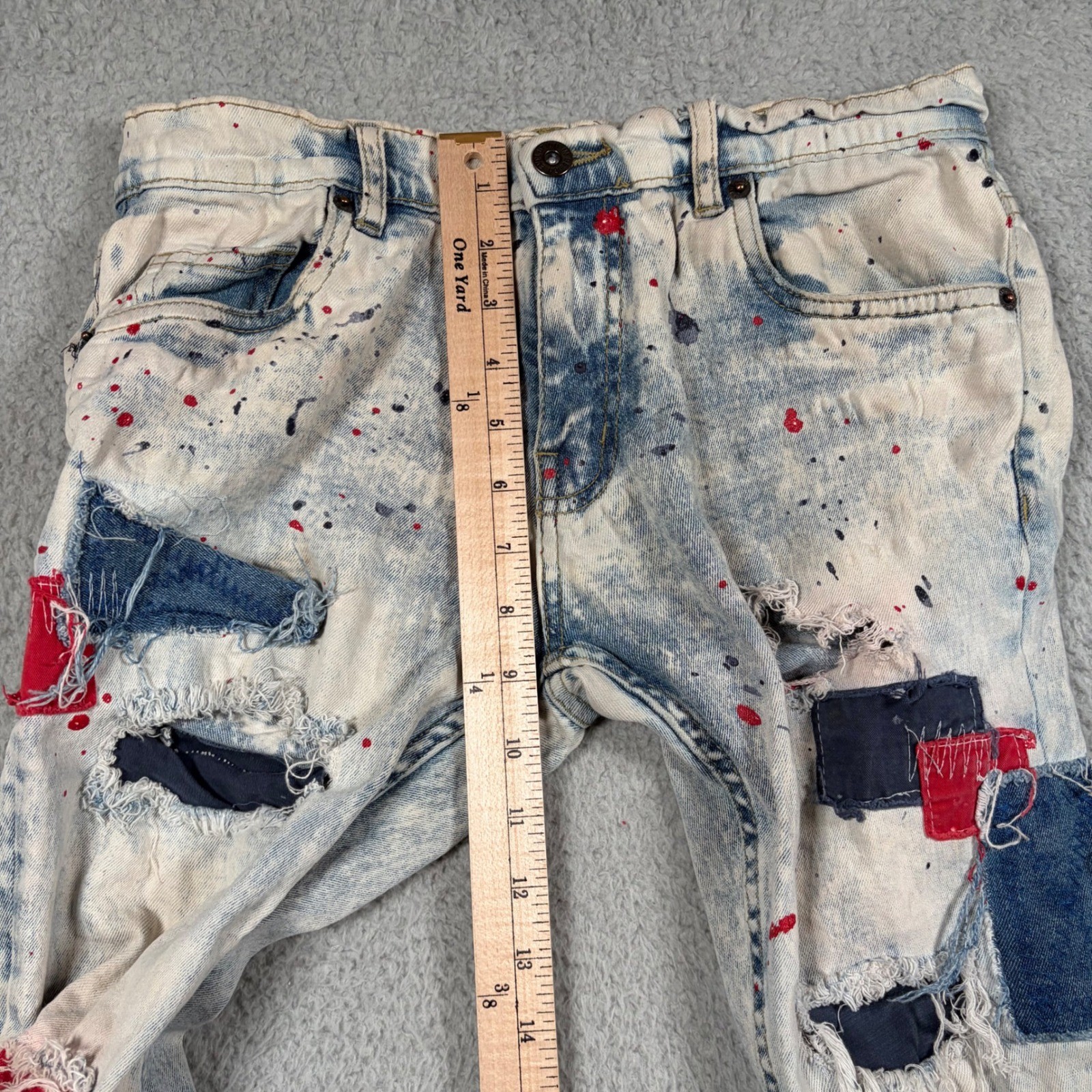 Evolution in Design Distressed Patchwork Paint Ac… - image 5