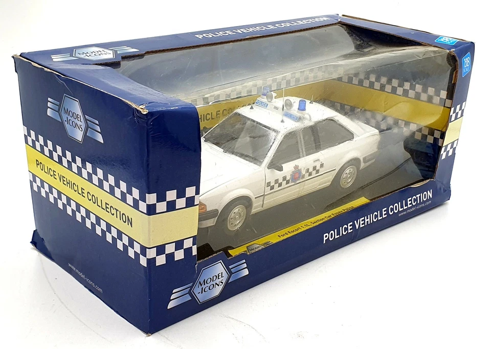 Model Icons 1/18 Scale 999005 - Ford Escort 1.1L - Section Car Essex Police - Image 4 of 4