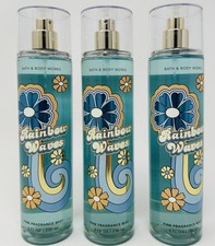 RAINBOW WAVES BATH  BODY WORKS FINE FRAGRANCE MIST SPRAY 8OZ LARGE LOT OF 3