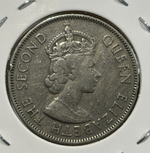 1957 Fiji Florin - Elizabeth II Coin - Foto 3 di 3