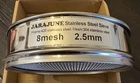 New Jarajune Stainless Steel Sieve Particle Pan 8 Mesh 2.5mm Vibrating Sifter