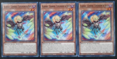 Set 3X ALANERA CHINOOK DIE EXPLOSION DES SCHNEES Italienisch L5DD-ITC14 Common YUGIOH