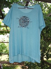   UNGETRAGEN  tolles T-Shirt in hellem Türki...