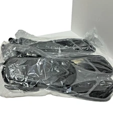 Capas Travel Snorkel Fins Swim Fins Travel Size L/XL Mens 9-13 Black Sturdy