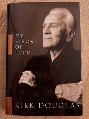 #ad #ad MY STROKE OF LUCK Kirk Douglas SIGNED 2002 HCDJ 1st Ed William Morrow Actor Vtg $24.95