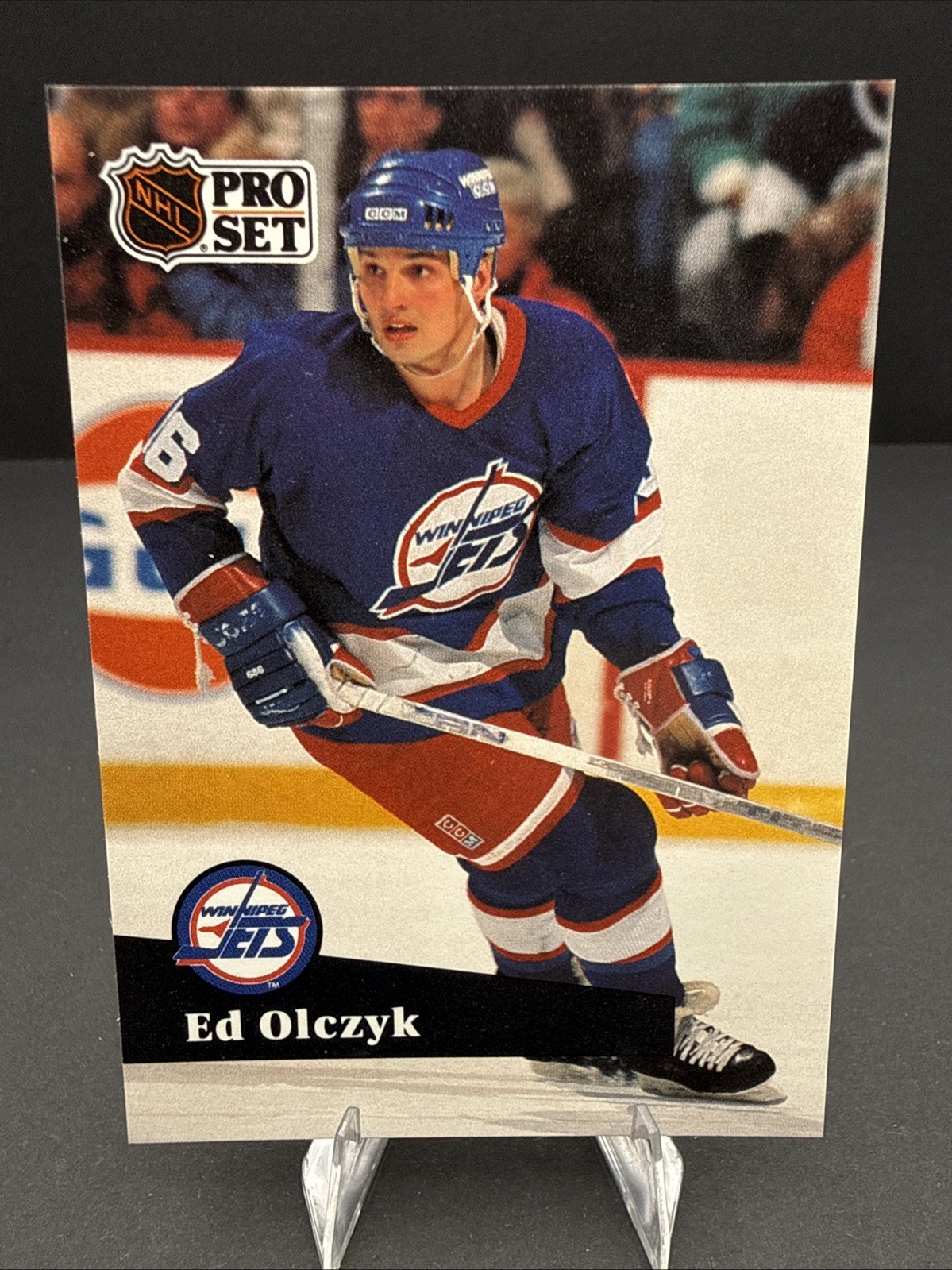 Ed Olczyk #265 Pro Set NHL Hockey 1991 Winnipeg Jets
