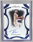 Trae Young 2024 Panini Flawless Blue Frame Auto 1/8