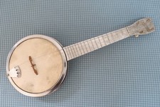 Vintage 1950s Dixie Ludwig Banjo-Lele Banjo Ukulele Very Rare All Metal Chrome