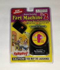 REMOTE CONTROLLED FART MACHINE NO. 2 BOOM BOX TECHNOLOGY 2004 SEALED NEW
