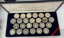1985 The Treasure Coins of the Caribbean$20 - 25 Coins - 92.5% Silver