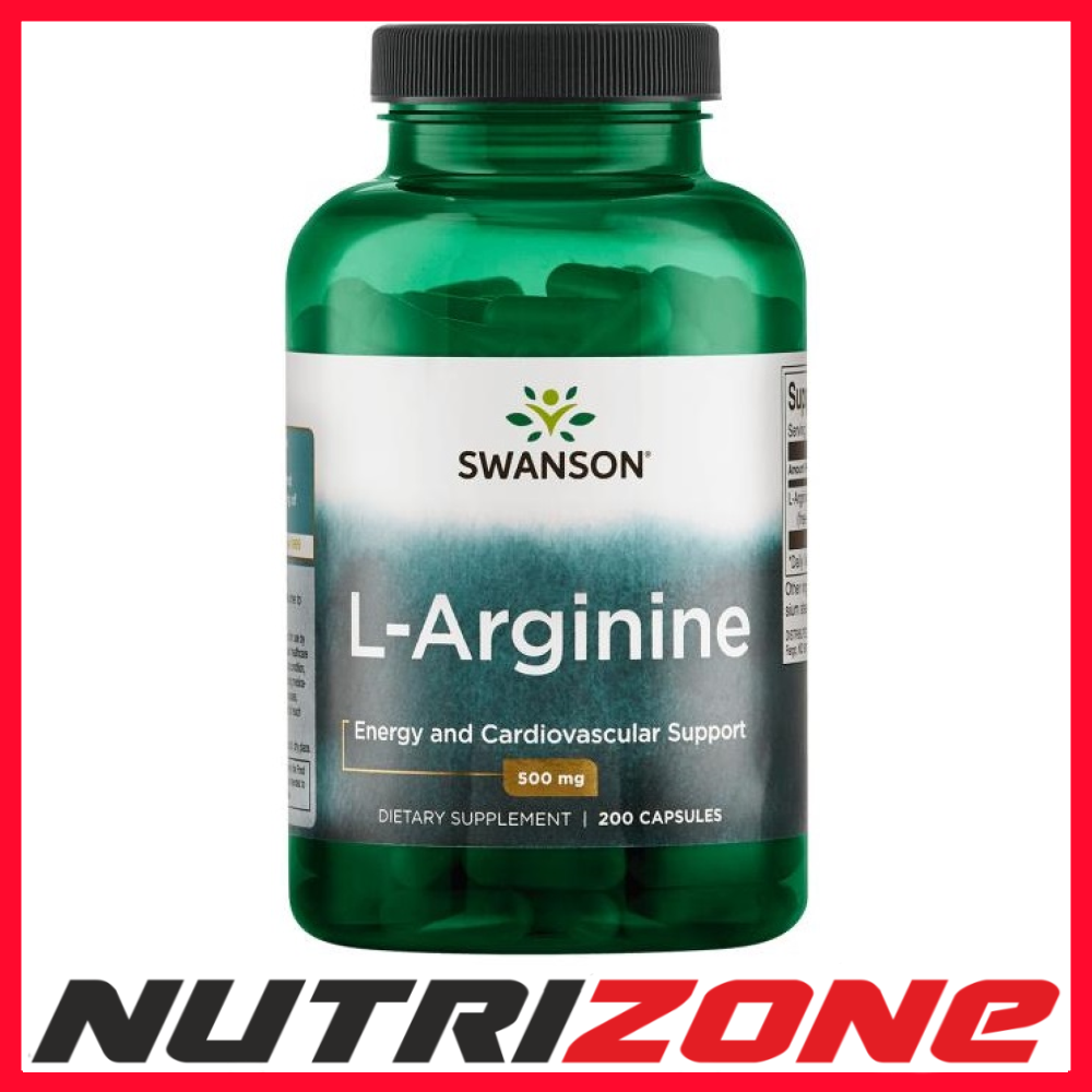 Swanson L-Arginine 500mg - 200 caps