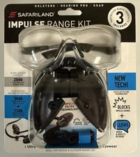 Safariland Impulse Range Kit, Ultra Compact Hearing and Eye Protection