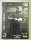 Tom Clancy's Splinter Cell (Microsoft Xbox, 2002) Black Label No Manual