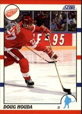 1990 SCORE NHL HOCKEY Card #11 -- Doug Houda, Detroit Red Wings - Volume Pricing