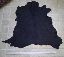 PITTARDS FINE GOATSKIN LEATHER/SUEDE. EACH TILED SQUARE IS 4" + GROUT. 26 X 26"